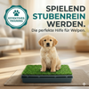Premium Hundetoilette mit 3-Lagen-Kunstrasen